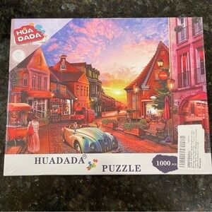 NIB NWT 1000 piece jigsaw puzzle Morning Town still in shrink wrap